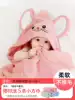 Newborn baby Baby bath towel Super soft bath bathrobe Cloak towel Cotton Children's summer absorbent cotton hooded
