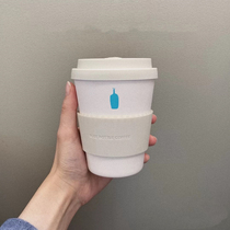 Spot Japanese BLUE BOTTLE ARABICA small blue bottle coffee cup bamboo fiber environmental protection cup accompanying cup