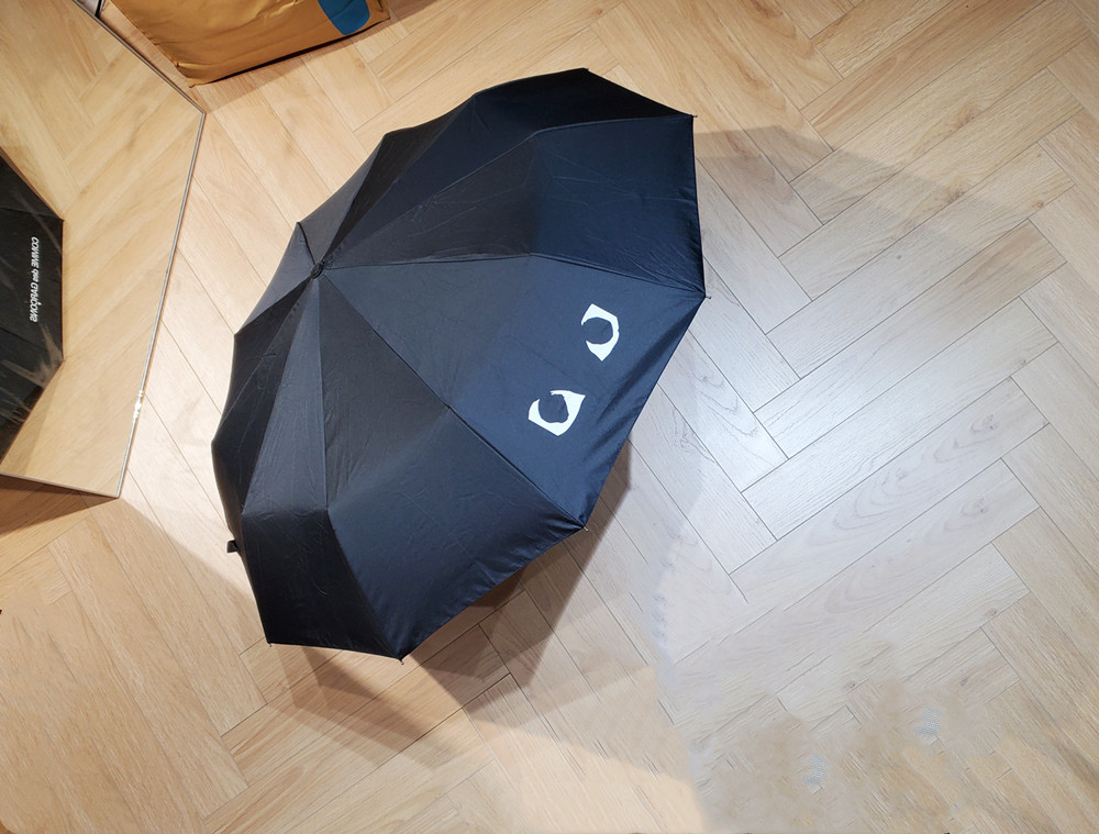Hands INS Style Gas Field Lift Wooden Wang Jen Show Field Clear Umbrella Automatic Short Handle Solid Wood Umbrella