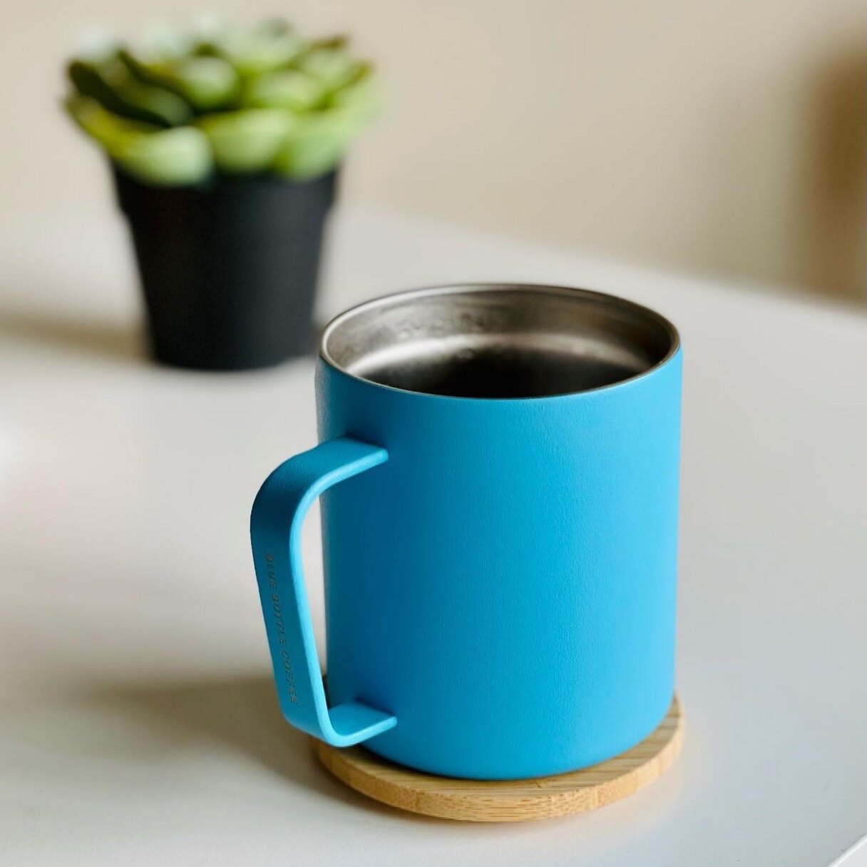 Spot BLUEBOTTLE ARABICA ARABICA Small Blue Bottle Joint Name Stainless Steel Coffee Cup Mug