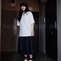 Japanese slub cotton blue bottle joint Human Made Harajuku opening limited couples men's short sleeve T-shirt