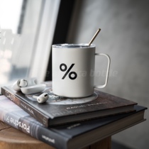 Japanese small blue bottle Blue arabica bottle joint percent stainless steel coffee mug