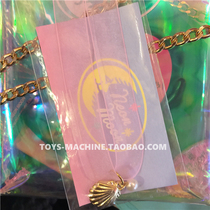 TSM0003KR Korea purchased Neon Moon shell pearl pink transparent ribbon necklace spot