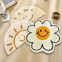 Nordic Flower Rug Cartoon Decor Carpet for Living Room Bedro