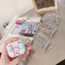 Smiley Flower Case for Apple AirPods 3 Transparent Protectiv