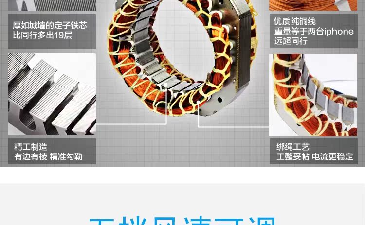quạt trần đèn Quạt trần kim loại Changan Quạt trần 16 inch 20 inch Quạt trần công nghiệp lắc đầu công suất cao quạt điện - Quạt điện cánh quạt trần