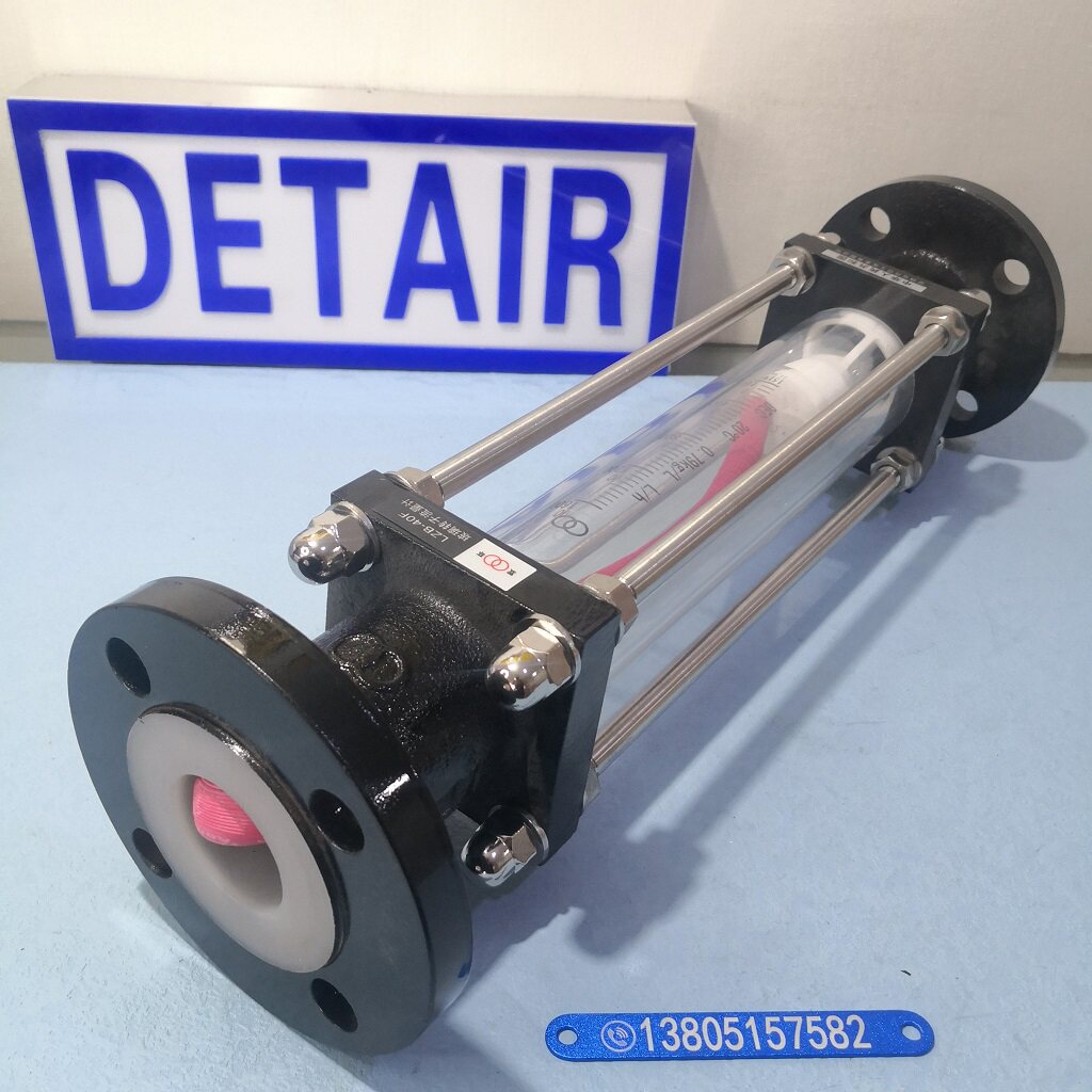 Changzhou double ring hot work LZB-40F glass rotor flow meter resistant to corrosion type glass tube float flow meter