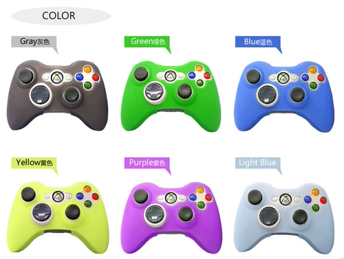 Xbox360 Ручка с силиконовой рукавом защитной крышкой является не -токсичная, без запаха, не -сластика, толстая мягкая рука, хорошая рука