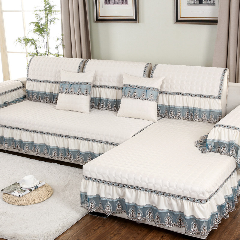 Sofa cushion European style all season universal cloth art minimalist modern cushion Guido courteo full bag universal sofa cover all covered winter