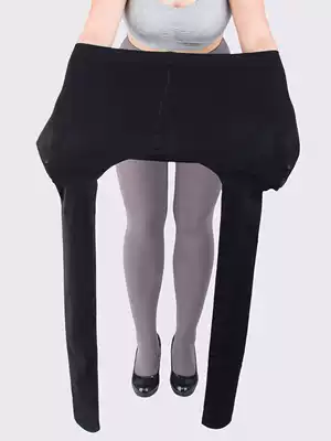 250 Jin large size stockings female fat mm200 kg inner pants socks increase long pantyhose anti-hook Silk does not fall out of the spring and autumn