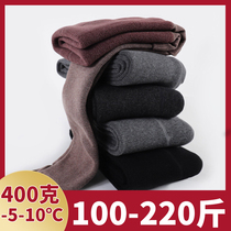 Large size autumn and winter beating bottom pants Sox women in thick and gush warm pants women gats up fat mm200 catty pants socks