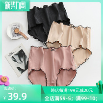 Large code lady underpants high waist pure cotton thread agaric edge loose without strangleweight mm200 catty comfort closets