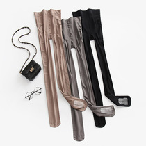 Spring and autumn stockings large number anti - hook wire 120D micro - transmitted meat can not fall crotch and weight mm200 pounds wear high waist