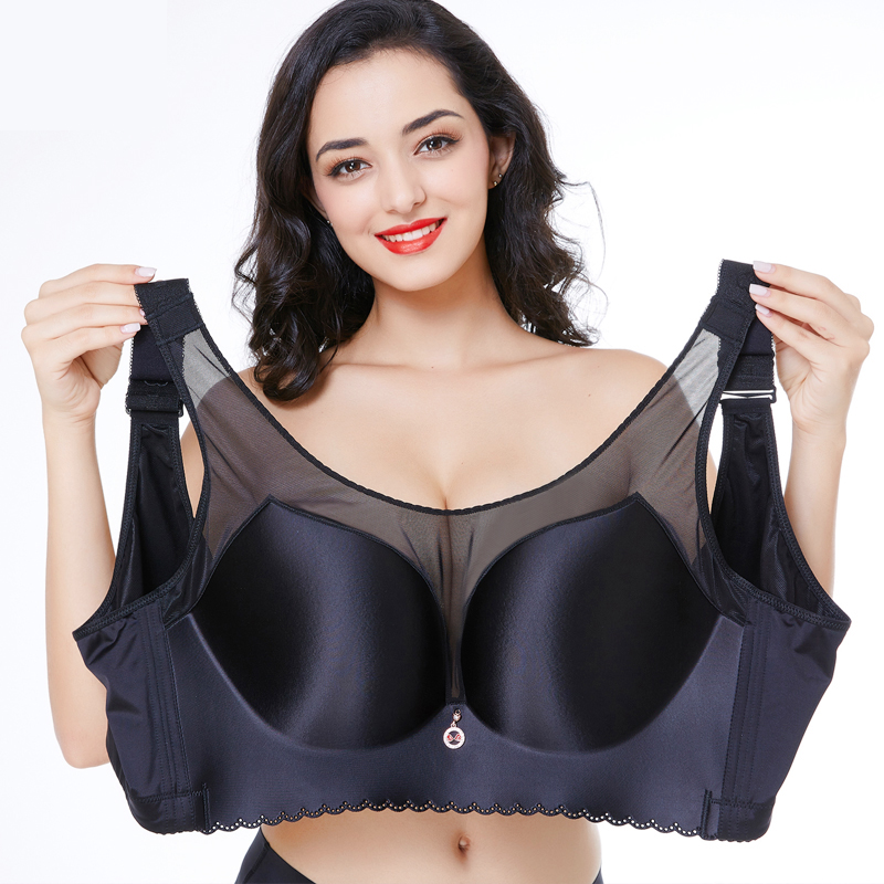 Extra large underwear anti-light tube top bra without steel ring one piece seamless large cup bra adjustment 200 catties