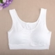 Kích cỡ lớn áo ngực thể thao chống sốc nữ mẹ béo mm cotton full cup vest loại liền mạch cốc lớn khuôn mỏng cốc