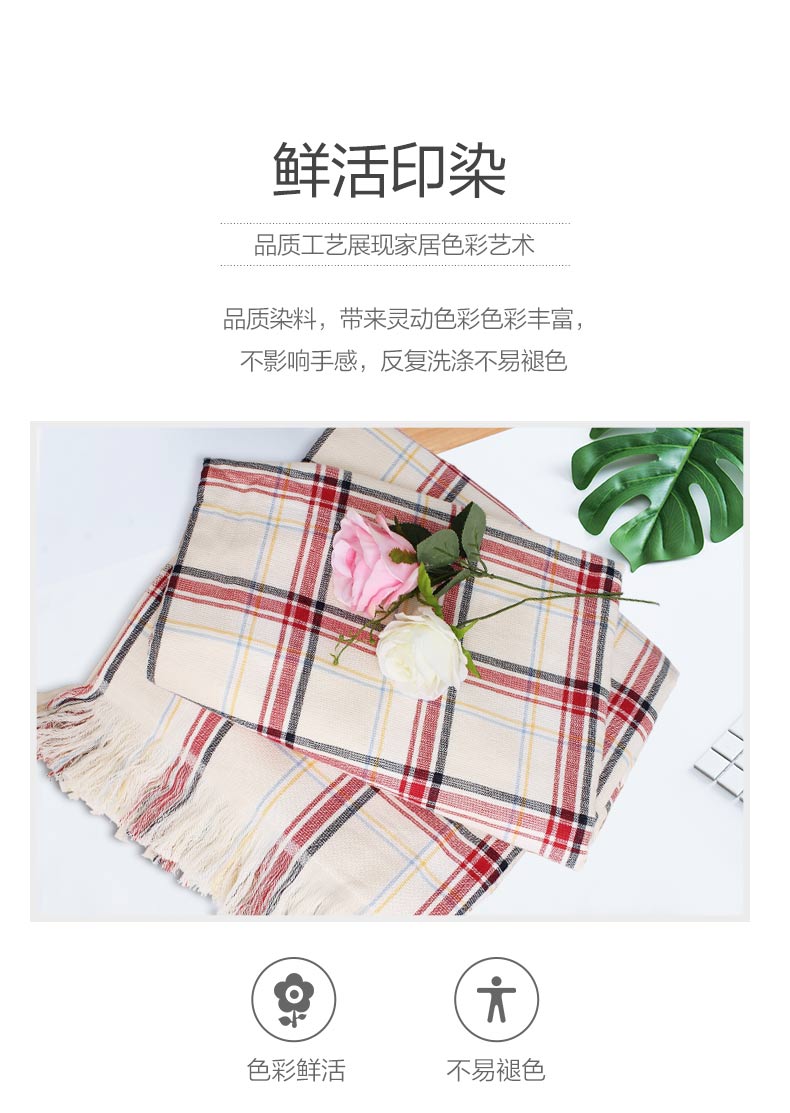 Thánh Anna dệt giàu bông khăn đơn hoặc chăn hoa đôi bông trưa giản dị chăn nghỉ chăn du lịch - Ném / Chăn chăn lông nhung