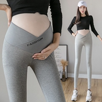 Tide mother pregnant women bottoming pants spring and autumn trousers wear abrasive Joker low waist pants yoga sports pants spring and autumn clothes