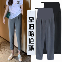 Autumn casual pregnant women small tide mom outside moderate loose Harlan ankle-length pants fashion spring autumn pants