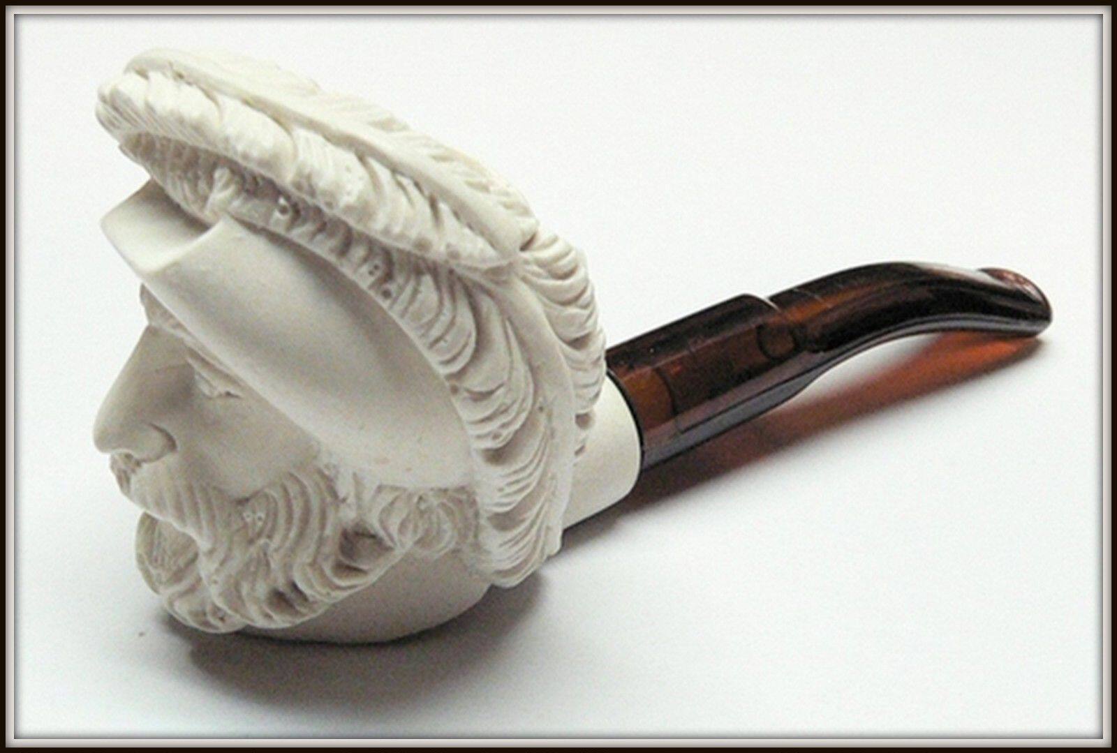 Turkish meerschaum pipe hand-carved