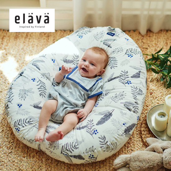 Korea elava infant anti-spill-proof milk back cushion newborn multifunction pure cotton cool mat sleeping bed-Taobao