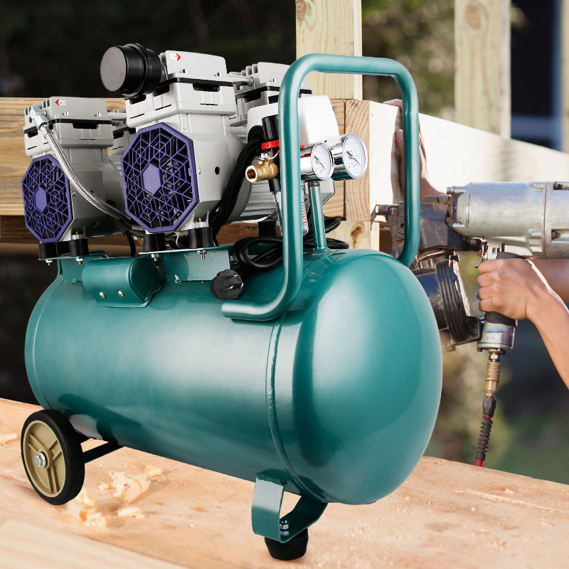 Fujiwara air pump air compressor small air compressor oil-free air compressor woodworking 220V paint high pressure pump