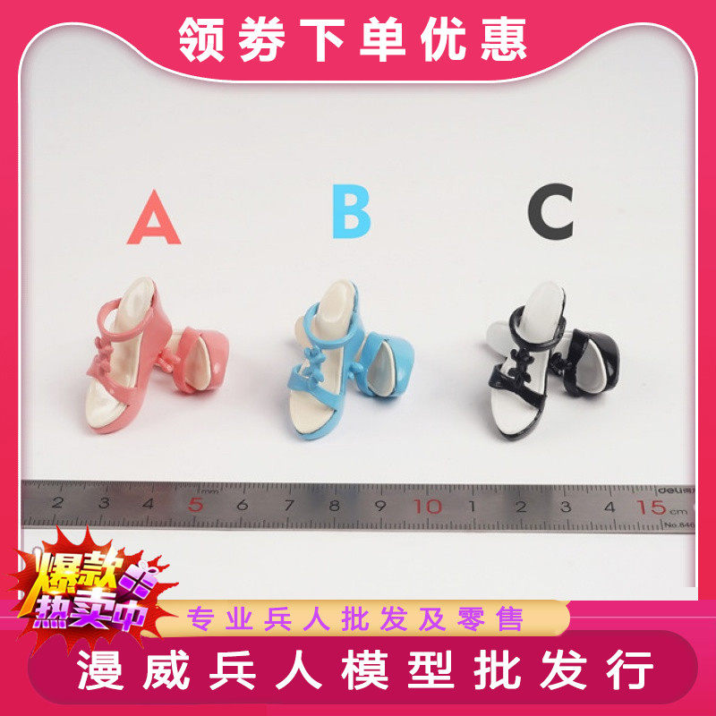 ASTOYS 1 6 female soldiers AS046 sandals high heel slippers spot