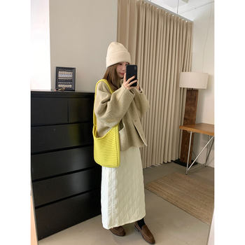 Heygirl textured suli wool double-sided woolen coat