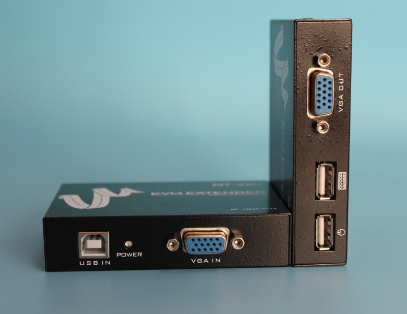 Maitrau MT-100UK-U VGA plus USB MOUSE KEY MOUSE EXTENDER KVM EXTENDER VGA USB WHOLE SET