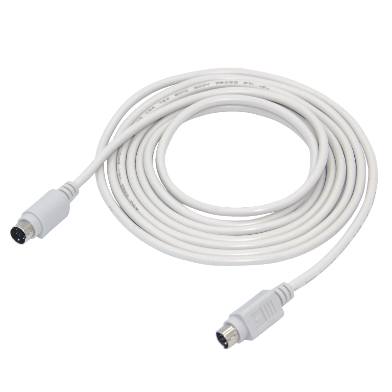 Round Mouth Keyboard Slide Mouse line 6 Core data line KVM switcher Mouse Line PS2 for needle mother connecting line