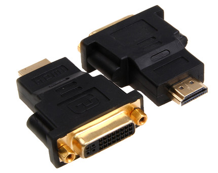 DVI24 1 turn HDMI adapter A type hdmi revolution DVI-D mother conversion head graphics card computer connection head
