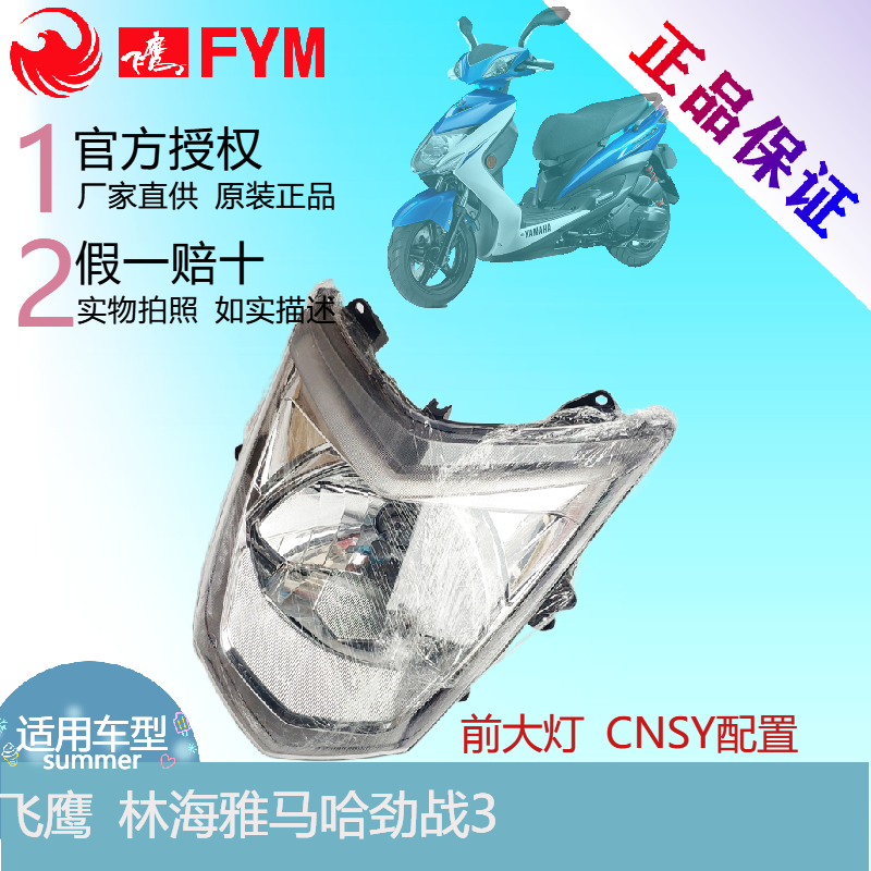 FY125T - 3J 50QT - 3 Linhai Gust Firm 3 Generation Headlight assembly