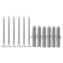 Shanghai Muddle IKEA domestic Feksha screws and plugs 12-piece set silver gray