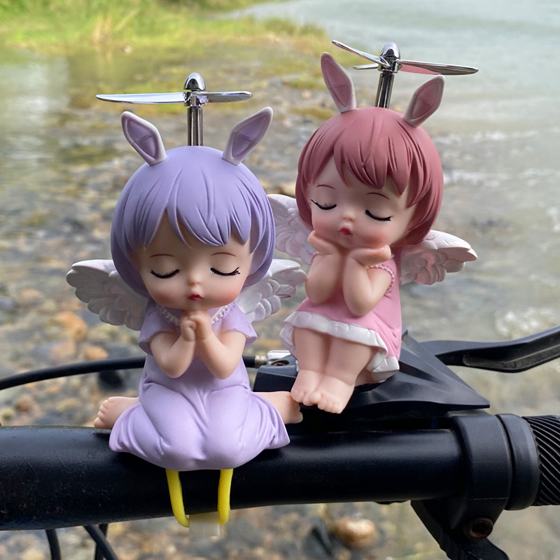 Anne Baby Beauty Girl Model Cute On-board Pendulum Safety Helmet Self Electric Car Electric Motor Car Adornment