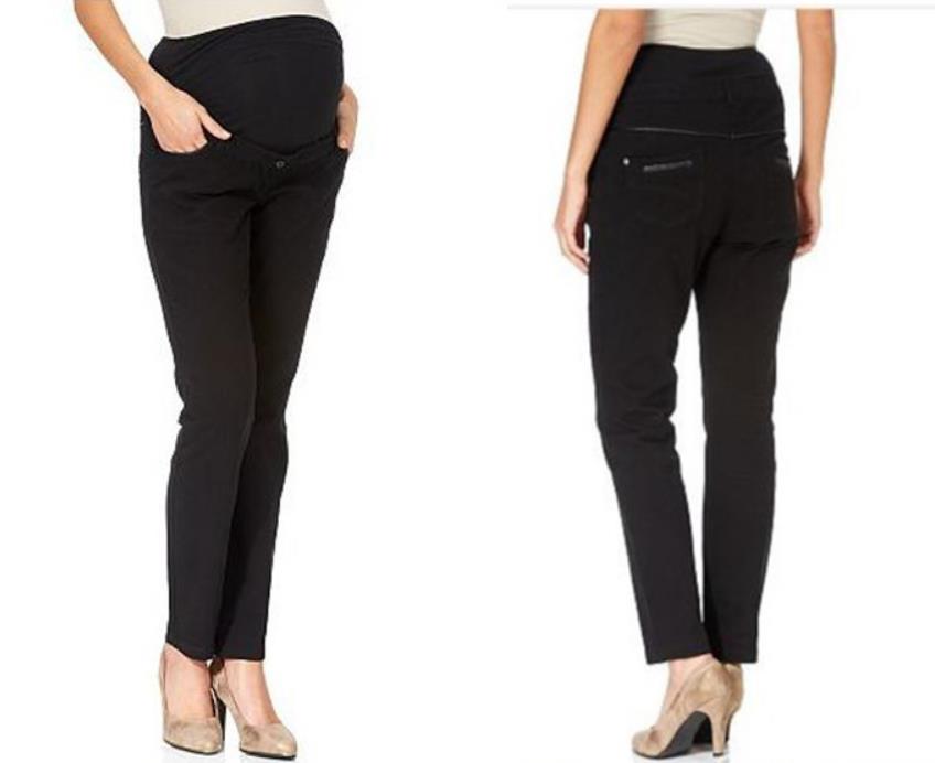 The European version of pregnant women's belly pants is being loaded with pregnant women pants spring and autumn large size pregnant women's smoke pipe pants