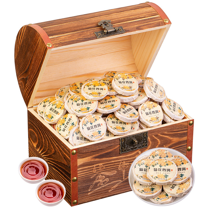 Yunnan Shiji Pu-yu Tea Clean Tea 2012 Chrysanthemum Tea Tea Chrysanthemum Tea Tea Chrysanthemum Tea 1250g