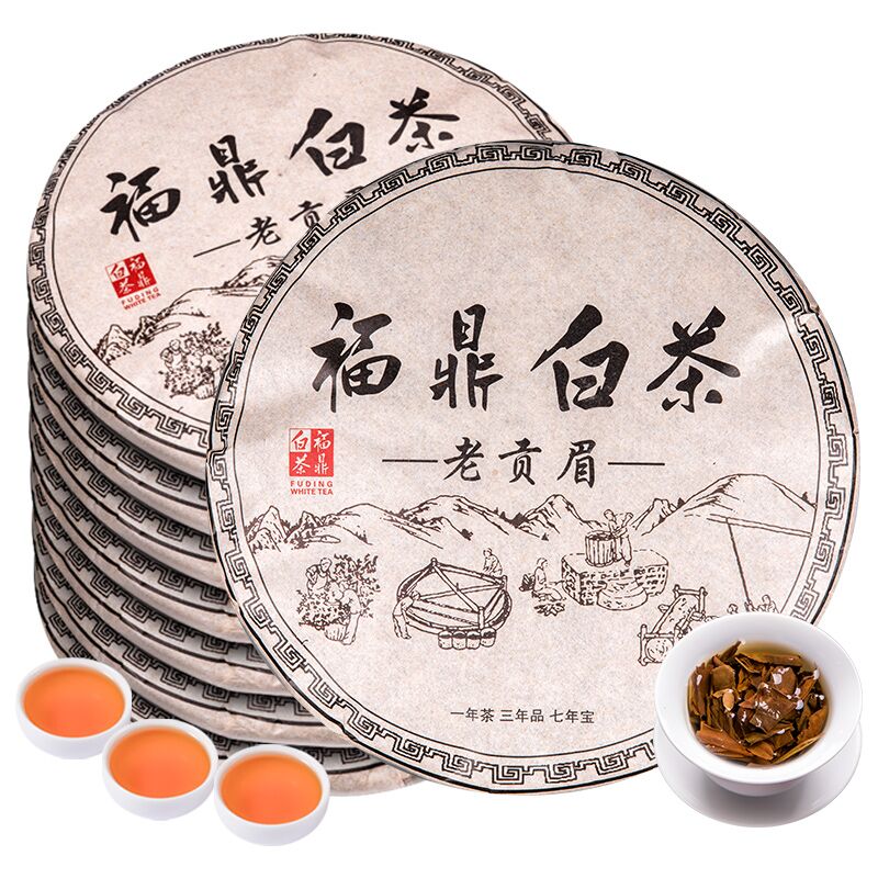 2013 高山福鼎白茶 拱梅茶 ナツメの香り 老白茶ケーキ 2450g ギフトボックス お茶の味
