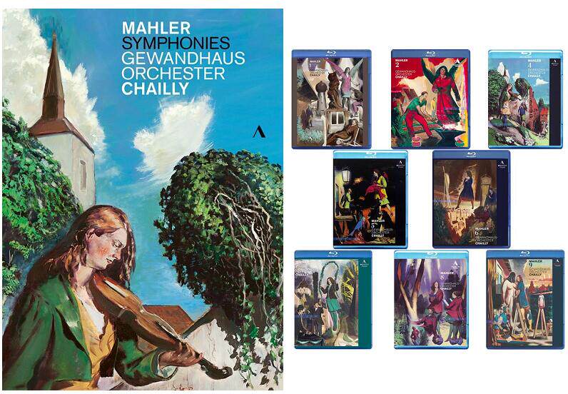 Mahler First 45 45 67 89 Symphonic Chaillebitin (11-16 years) 8 discs Blu-ray 25G