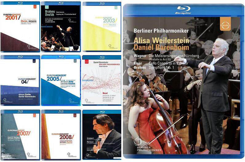 From 2001 to 2010 European concert pooling (official version of floats) for a total of 10 discs of blue light 25G