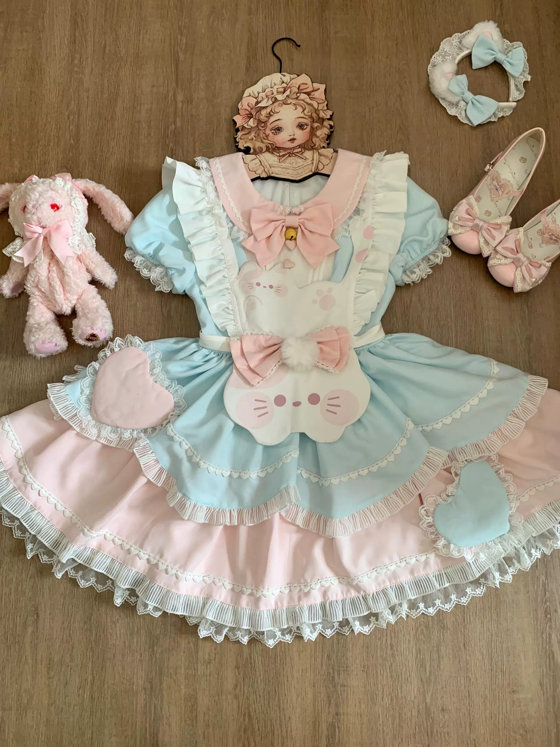 Милое платье, стиль Лолита, Lolita OP, подарок на день рождения