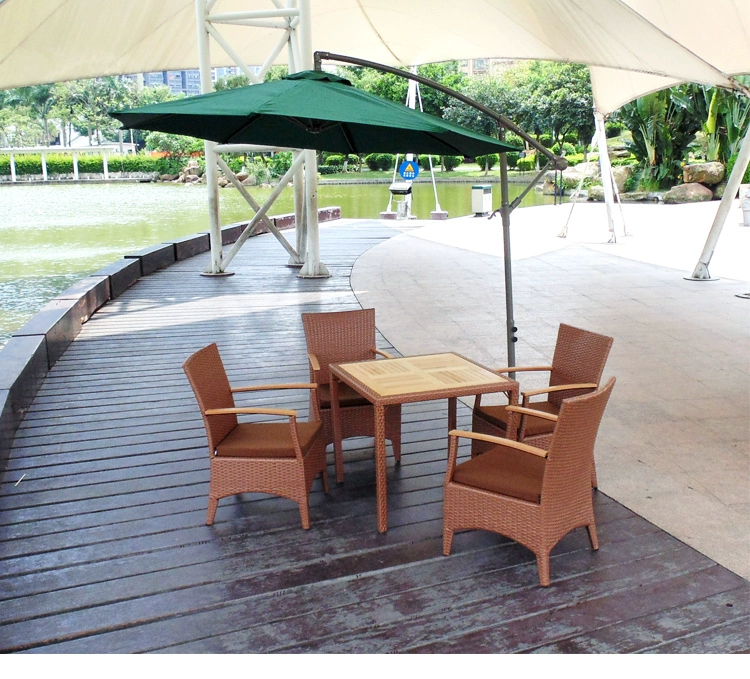 Bàn ghế mây ngoài trời bàn cà phê ba hoặc năm bộ Bàn ghế ban công sân vườn kết hợp Bàn ghế mây Starbucks