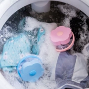 Máy giặt nổi hộ gia đình Thiết bị tẩy lông Thiết bị tẩy lông Thiết bị làm sạch quần áo sáng tạo bảo vệ túi giặt bóng lọc - Hệ thống giá giặt