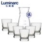 [6 Gói] Ly rượu vang trắng Le Meiya Ly rượu nhỏ Cốc thủy tinh nhỏ Một ly rượu hoành thánh - Rượu vang ly uống rượu