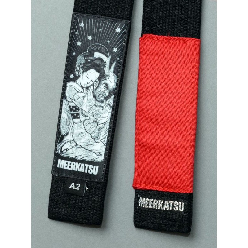 MEERKATSU Yang Shuwang HEAVENLY OBI V2 ブラックベルト 限定版 ブラジリアン柔術ベルト