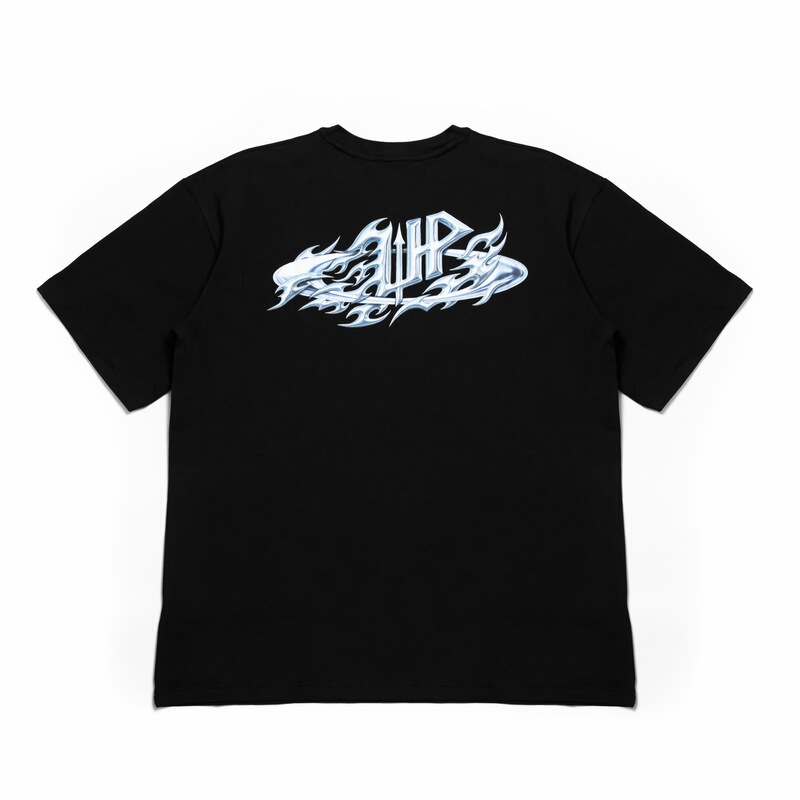 Apu's Same Style Getup Metallic Letters Tee Couple's Short-Sleeve T-Shirt for Men and Women Gift Apu's Same Style Getup Metallic Letters Tee Couple's Short-Sleeve T-Shirt for Men and Women Gift