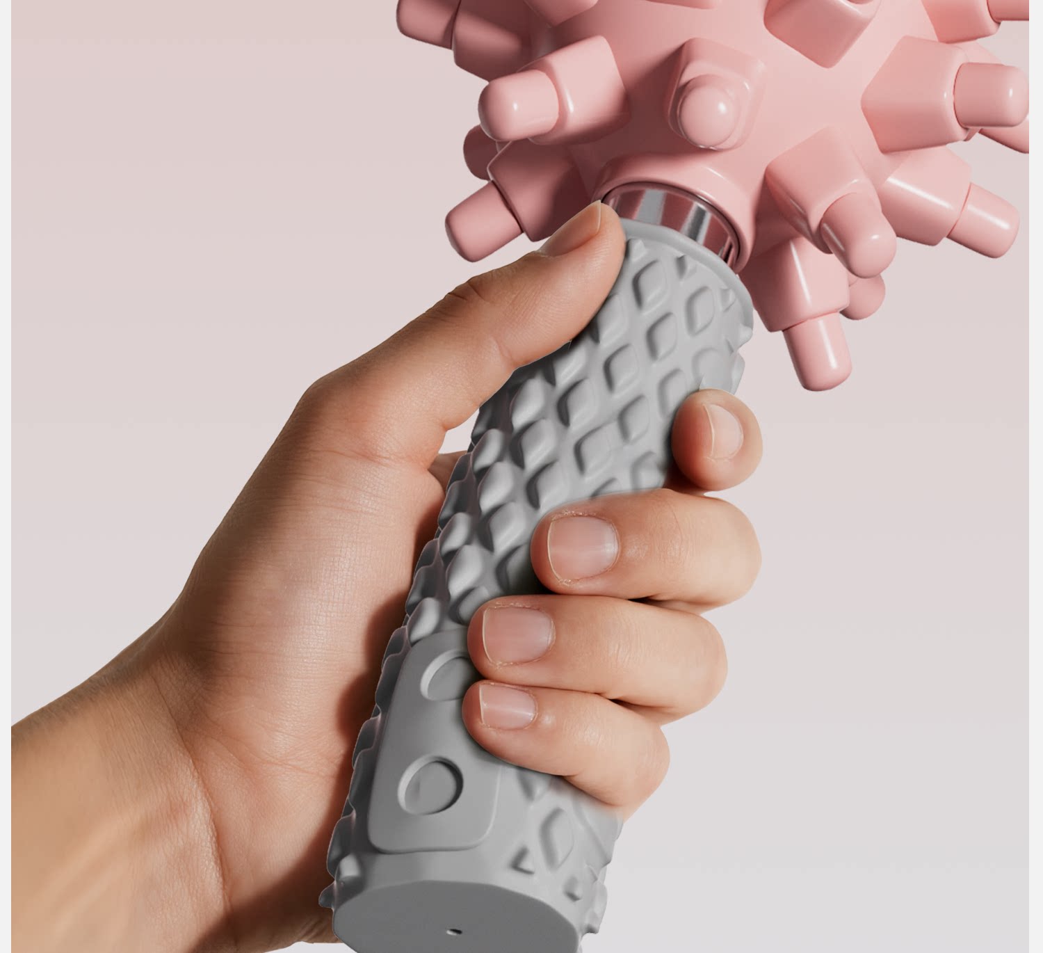 Пена роликовые 狼牙棒按摩棒女腿部深度肌肉放松滚轴滚轮滚小腿腿部琅琊按摩器 Ma Fitness