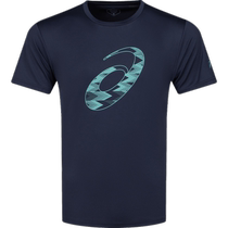 ASICS summer new sports T-shirt mens soft and comfortable pullover round neck sports short-sleeved T-shirt