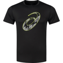 ASICS new mens moisture-absorbent and quick-drying running short-sleeved pullover round neck sports comfortable and breathable T-shirt