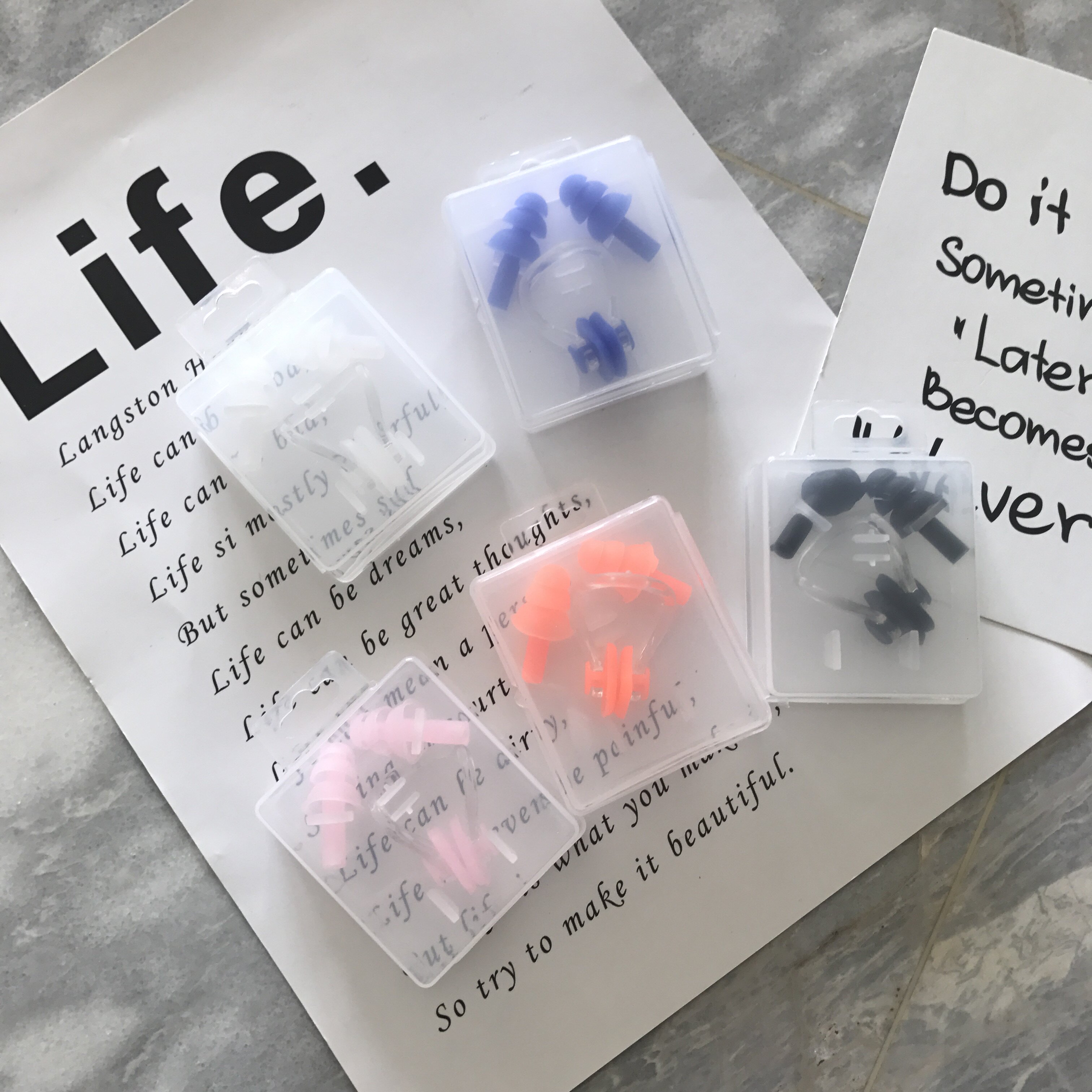 MeiYi Fashion Mei - Women earplugs swimming bath waterproof earplugs