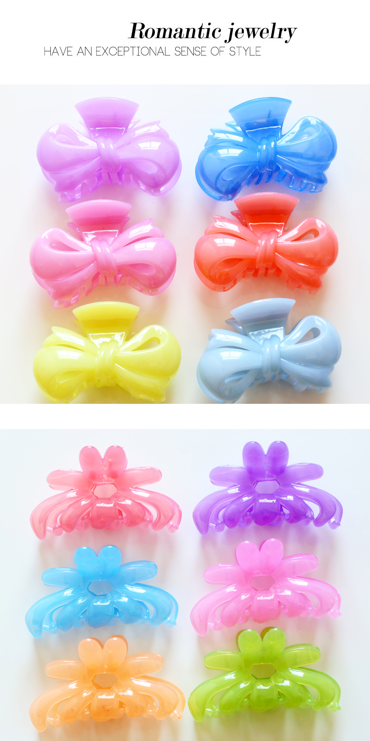 Hàn Quốc phụ kiện tóc lớn kẹp tóc đơn giản lấy chuck tóc tắm clip kẹp tóc kích thước lớn tóc lấy lady ponyhead headgear kẹp tóc đẹp
