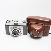 50 s rhino gray leather German DACORA Dignette partheon camera 135 film all metal machinery